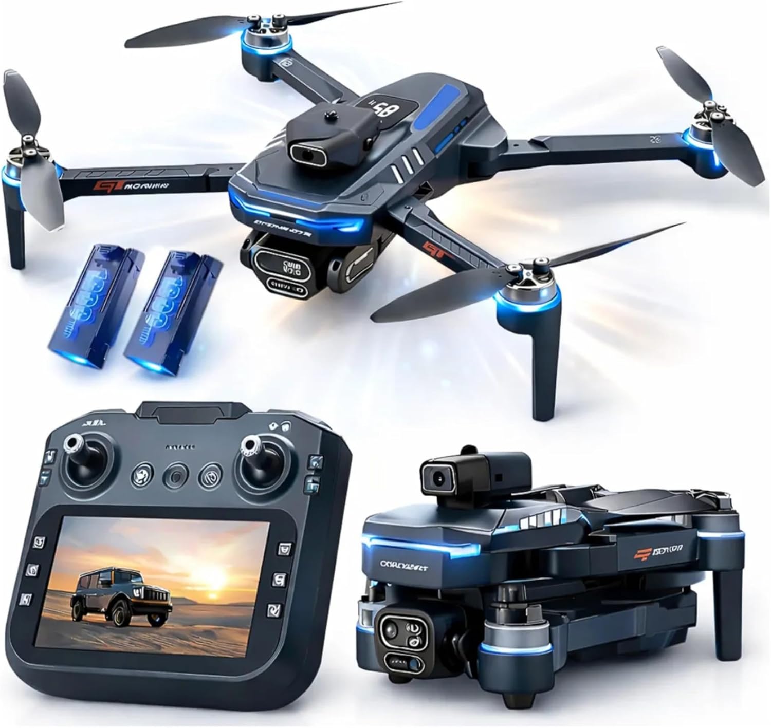 Drones e patins